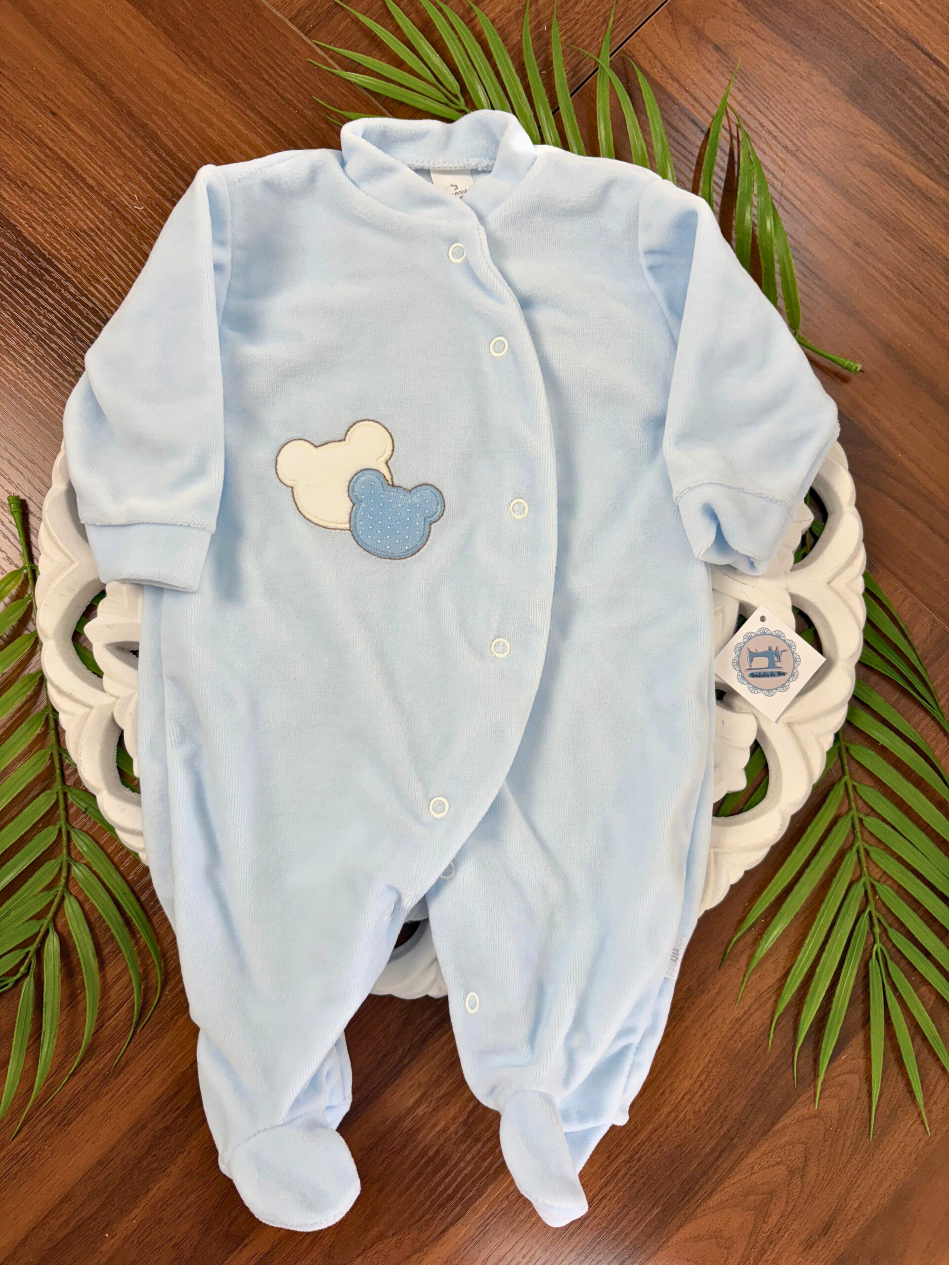 Babygrow de Veludo Ursito