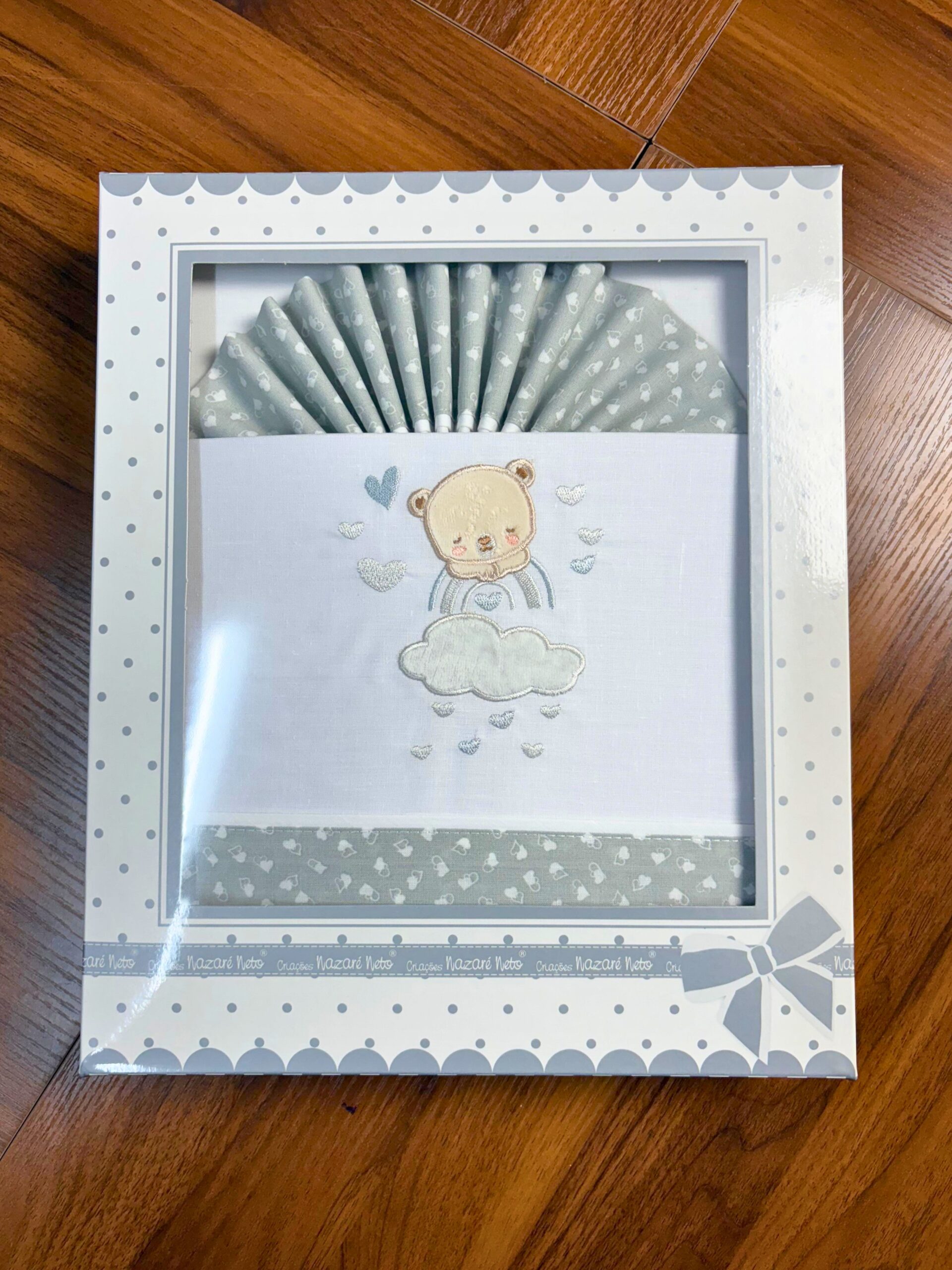 Jogo de Bebé de Algodão - Ursinho Arco Iris - Image 4