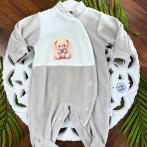 Babygrow de Veludo Ursinho Digital
