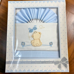 Jogo de Bebé de Algodão - Ursinho com Abelhas