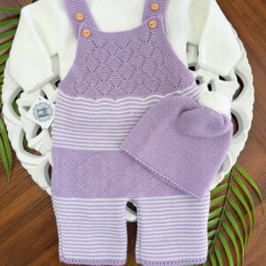 Jardineiras de Malha com Gorro