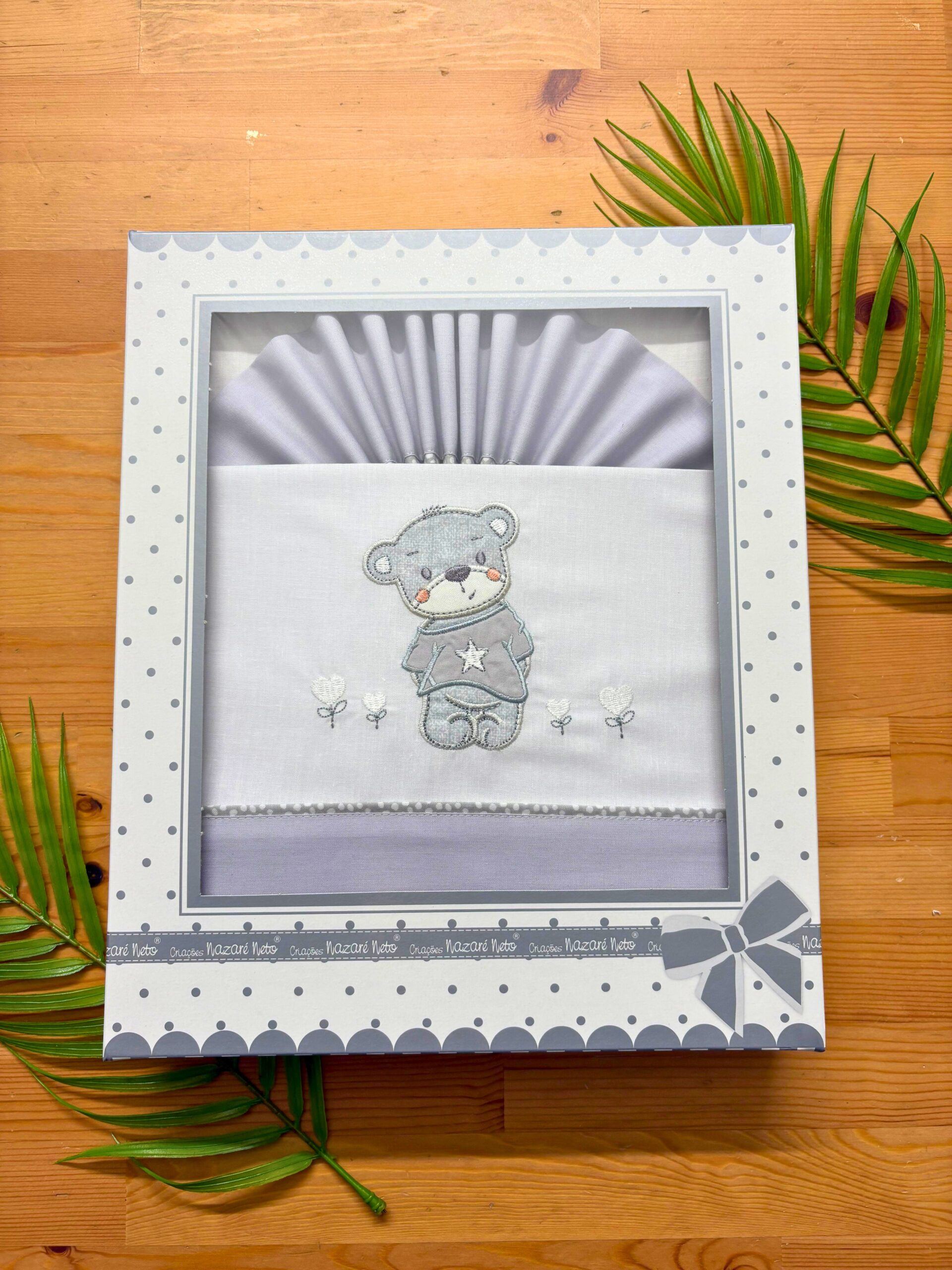 Jogo de Bebé de Algodão - Ursinho com Tshirt - Image 4