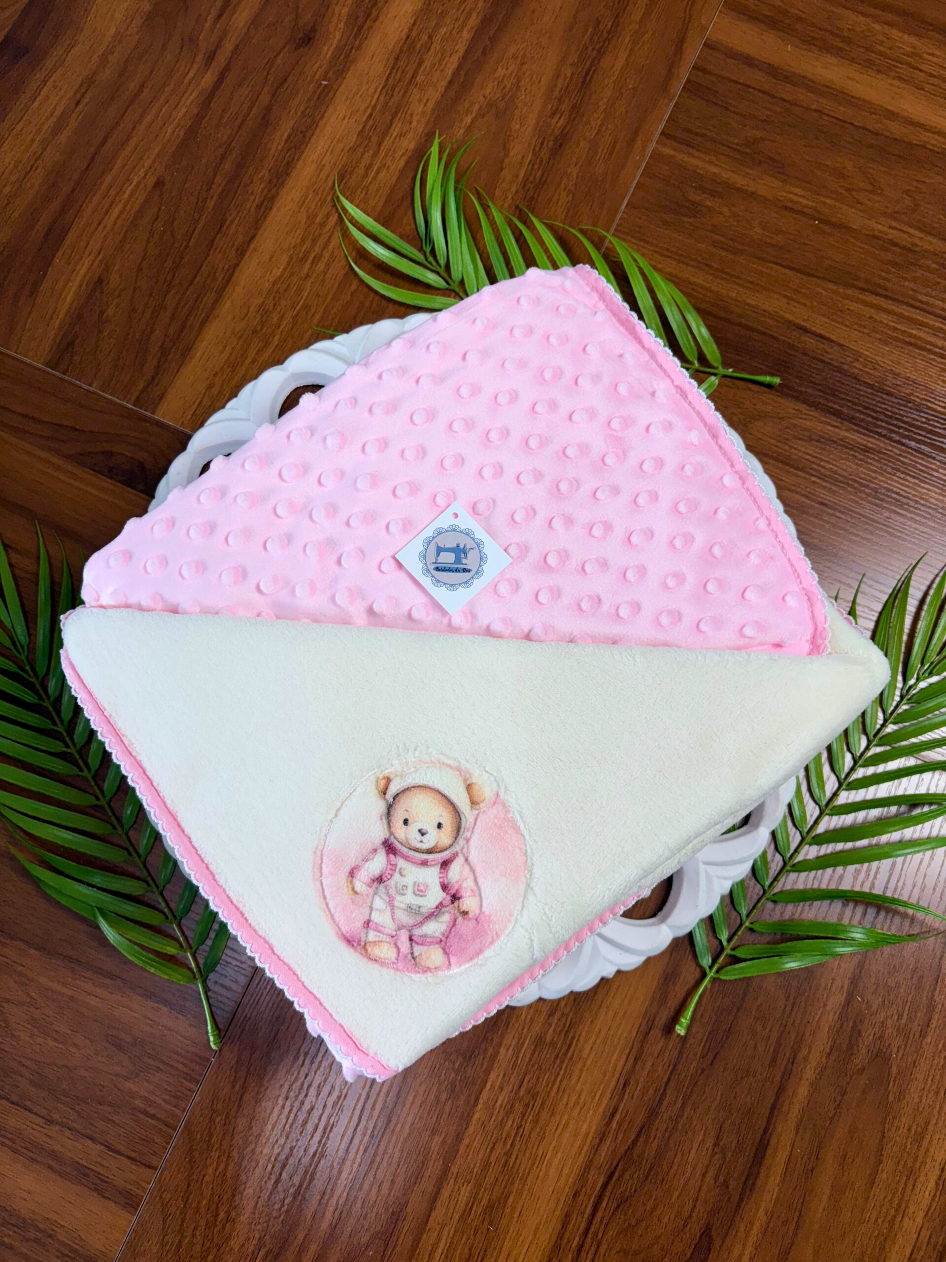 Manta de Coralina Pipoca - Astronauta