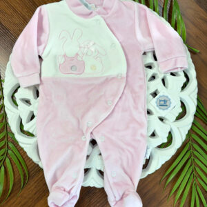 Babygrow de Veludo Coelhinhos