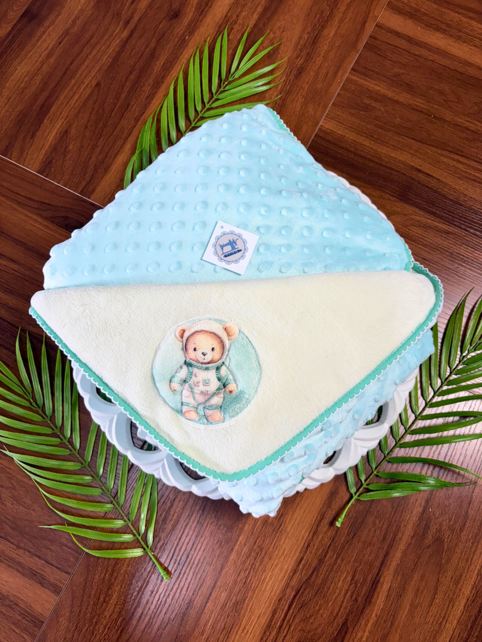 Manta de Coralina Pipoca - Astronauta