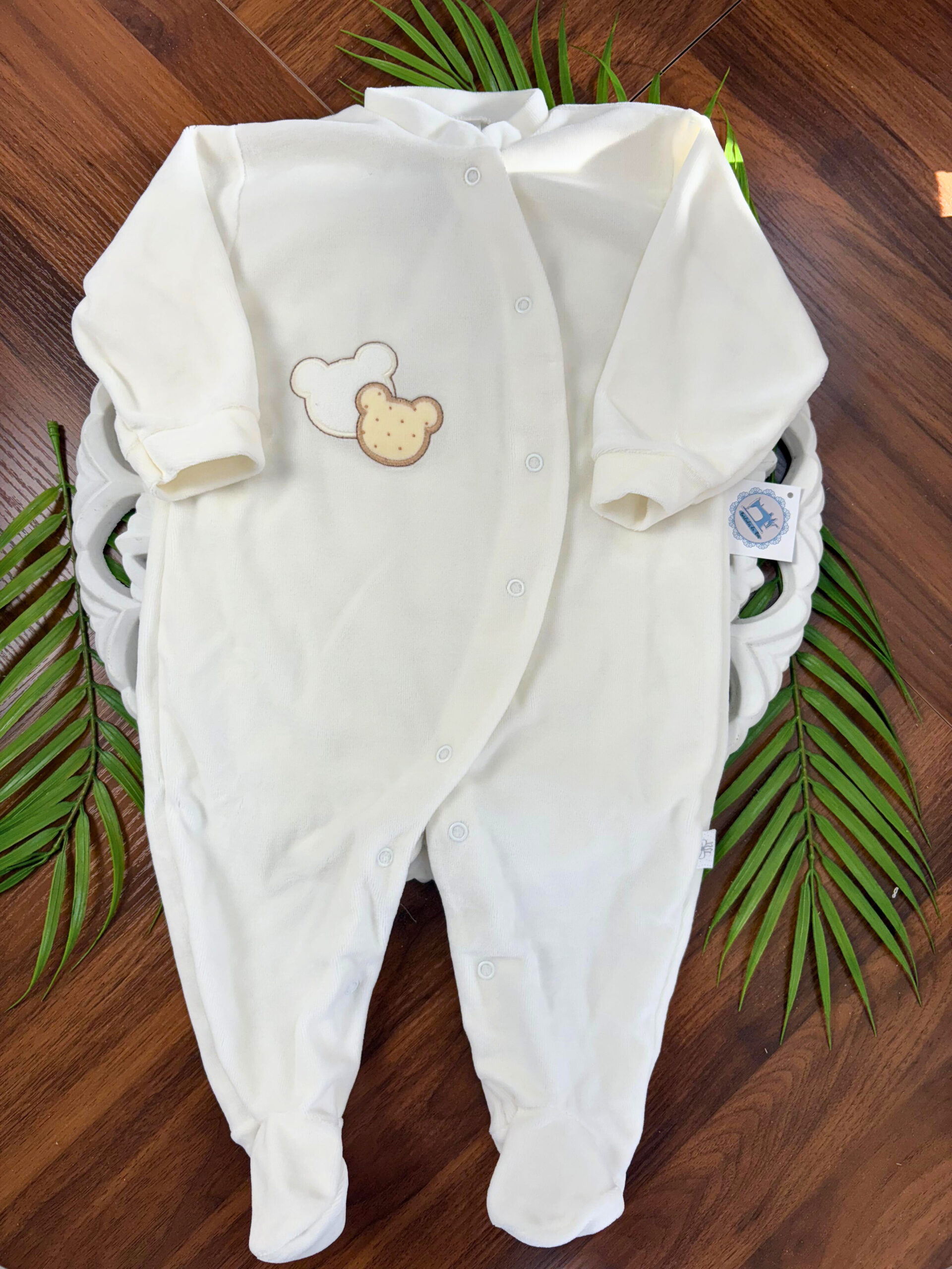 Babygrow de Veludo Ursito