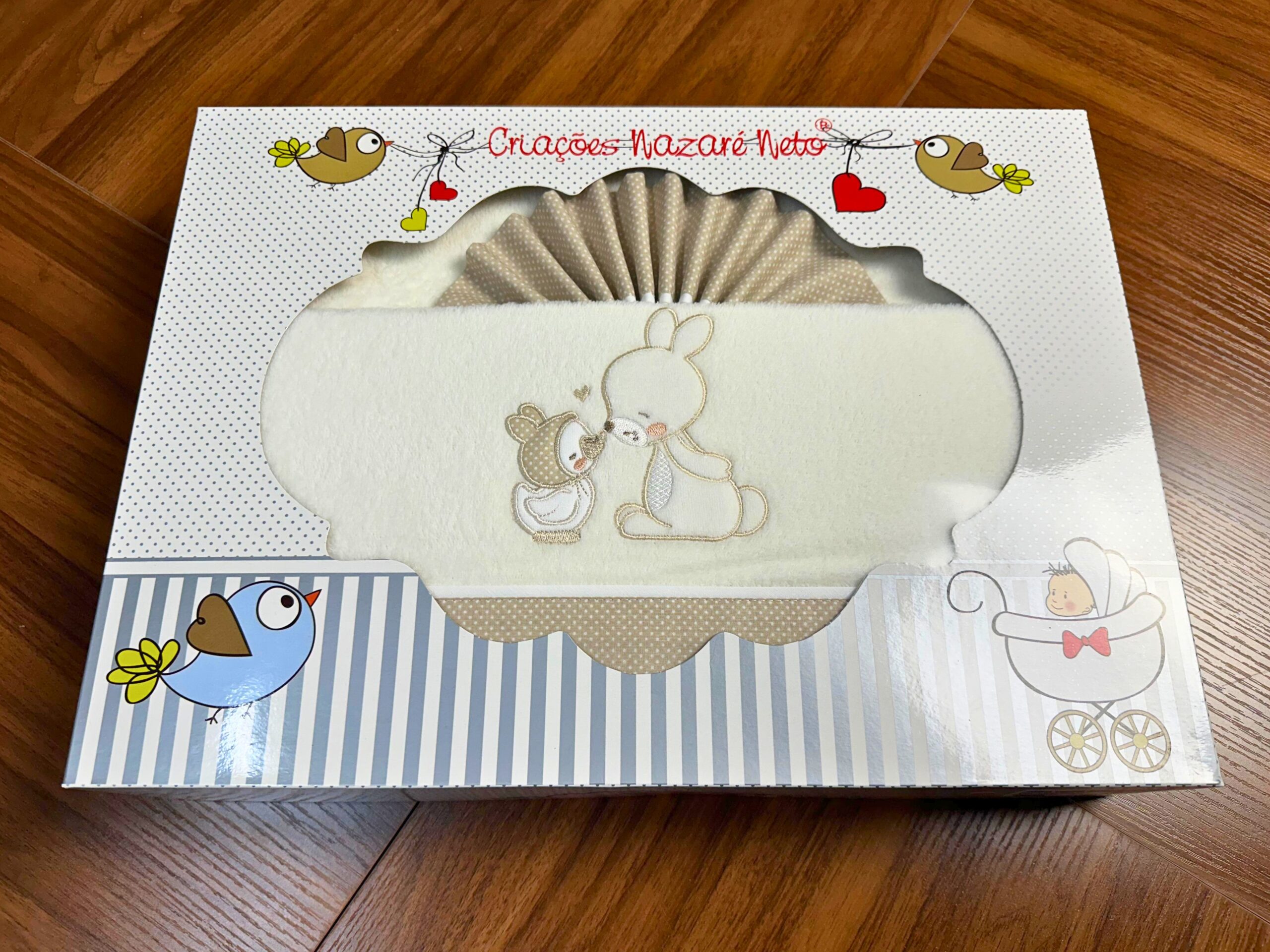 Jogo de Bebé de Coralina - Coelhinho e Patinho Beijinho