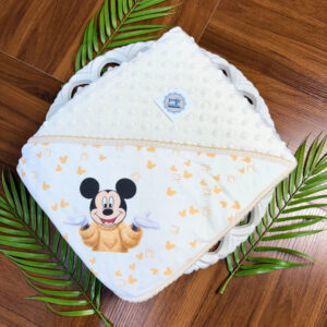 Manta de Coralina Pipoca - Mickey Adulto