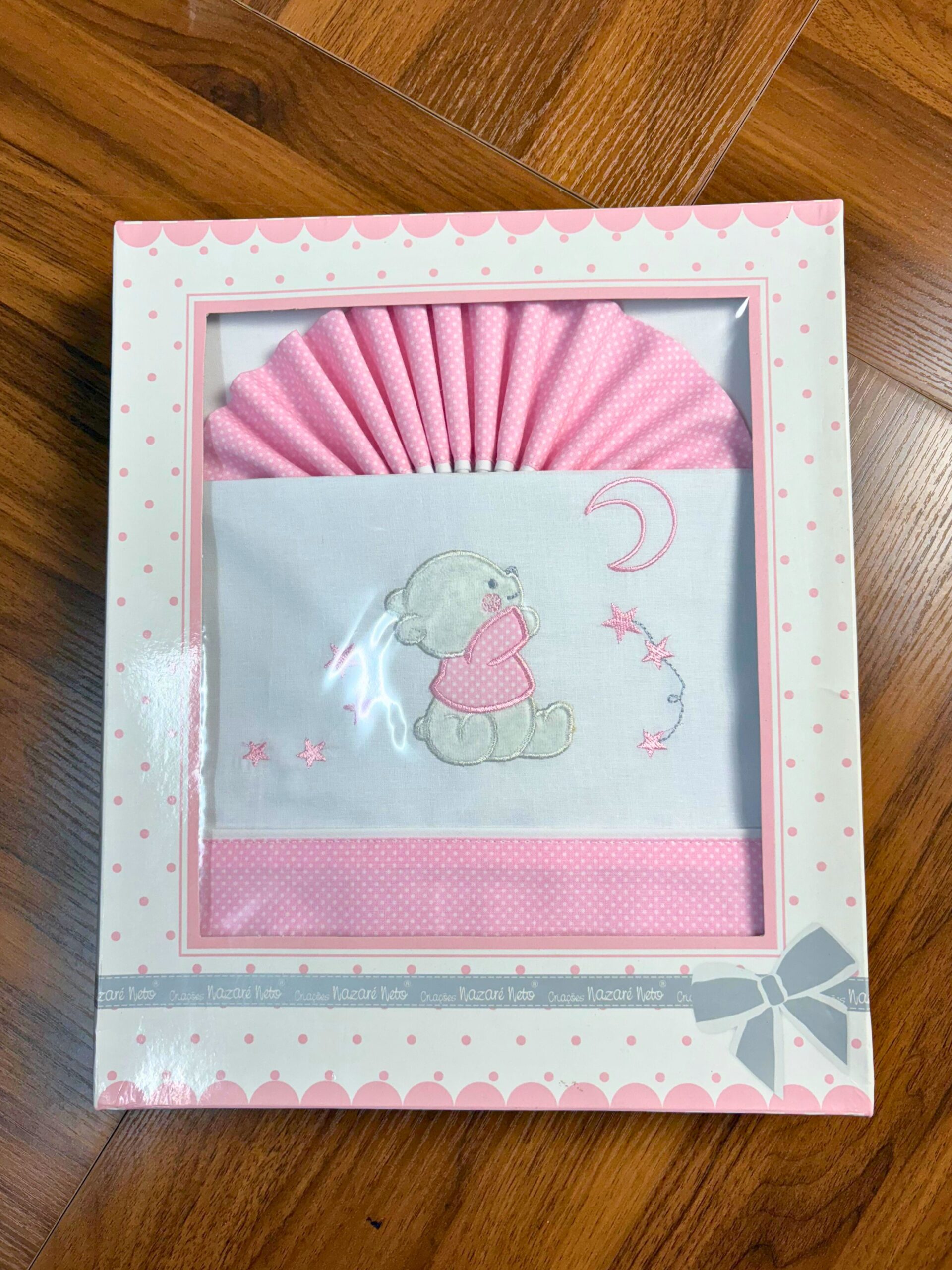 Jogo de Bebé de Algodão - Ursinho com estrelinhas - Image 2