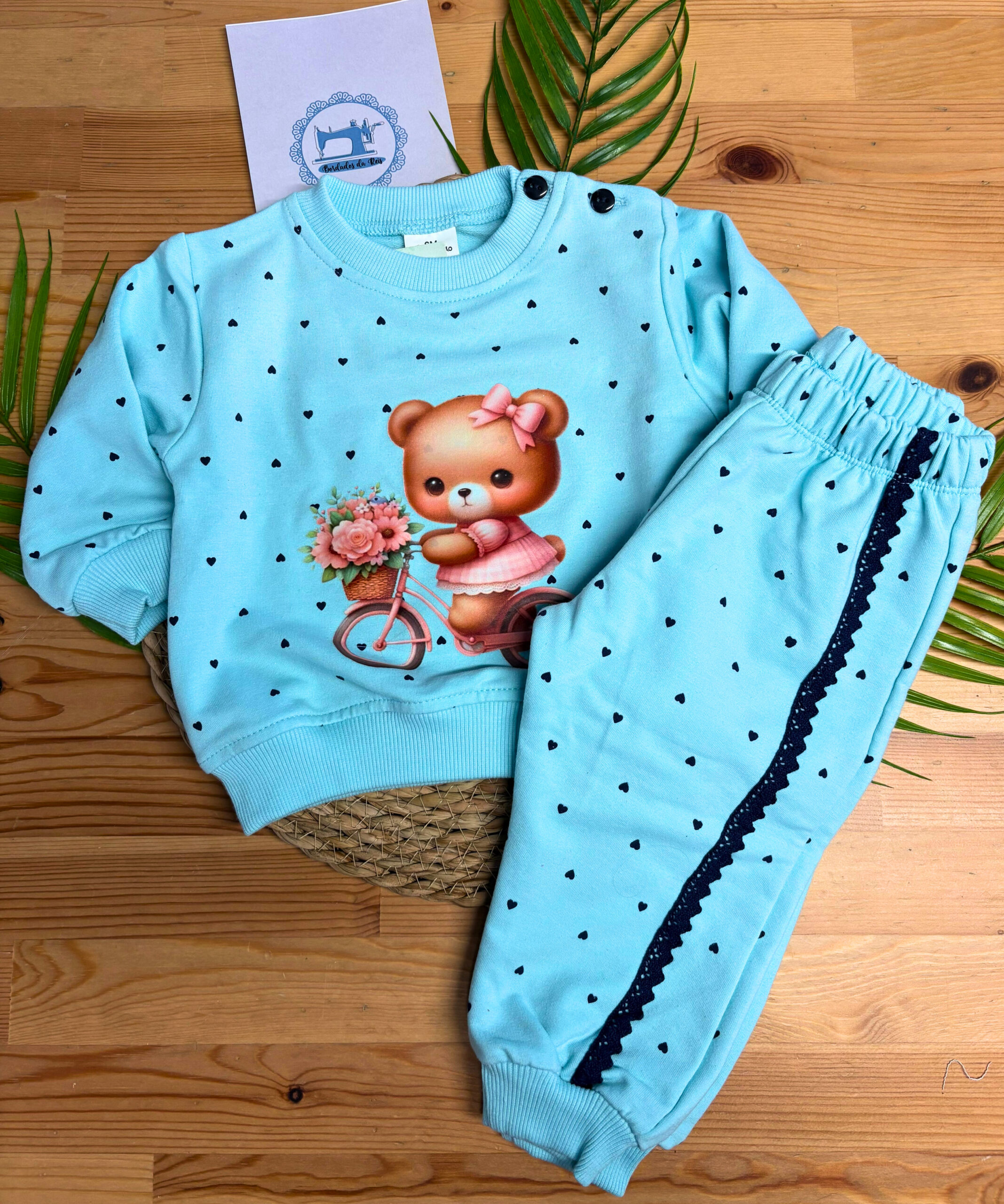 Fato de Treino Ursinha Bicicleta