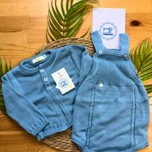 Conjunto de Malha Casaco e Fofo