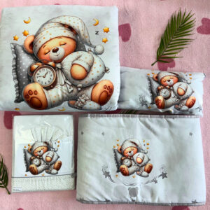 Kit Cama Completo - Ursinho na Nuvem