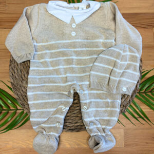 Jardineiras às Riscas de Menino