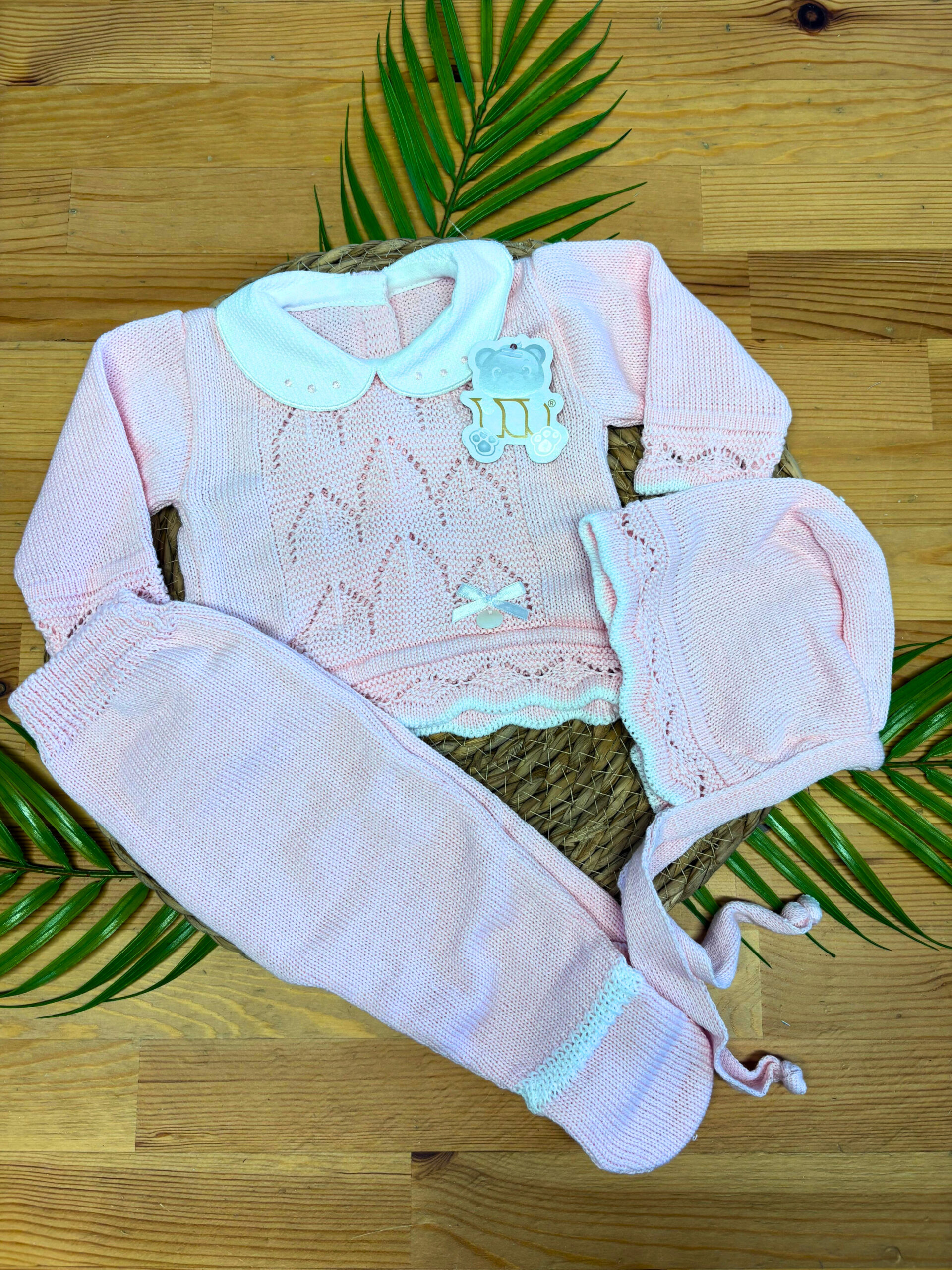 Conjunto de 3 Peças em Malha