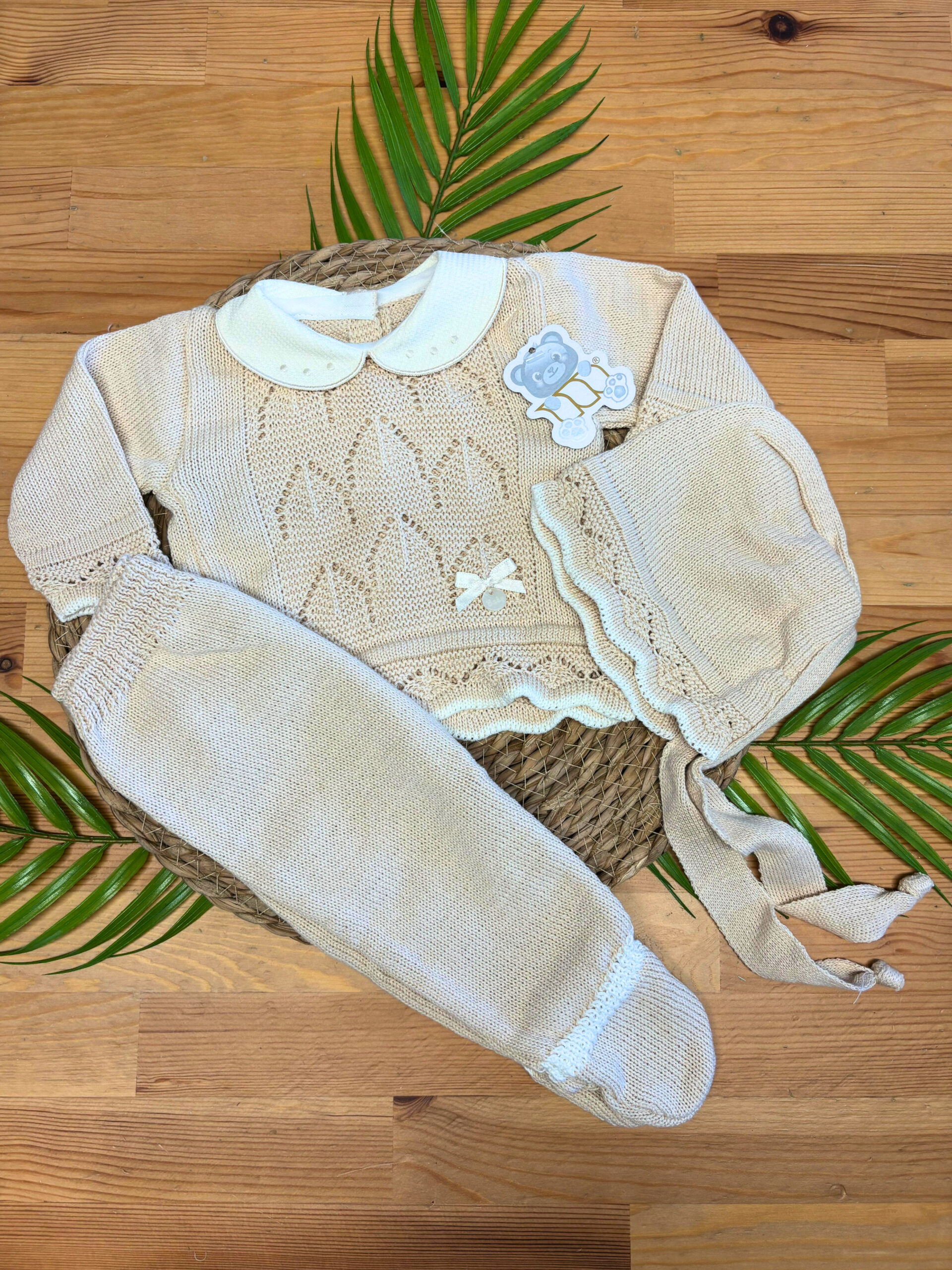 Conjunto de 3 Peças em Malha