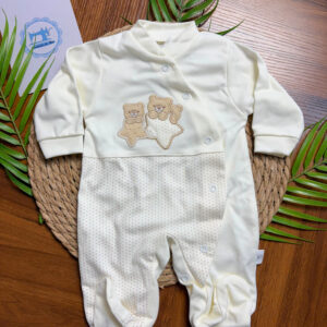 Babygrow de Algodão Ursinho Estrelas