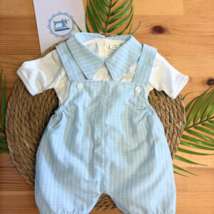 Jardineiras às Riscas de Menino