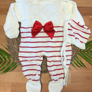 Jardineiras às Riscas de Menina