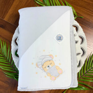 Manta de Verão Ursinho com Gorro