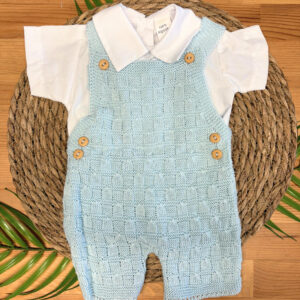 Jardineiras de Malha com Camisa